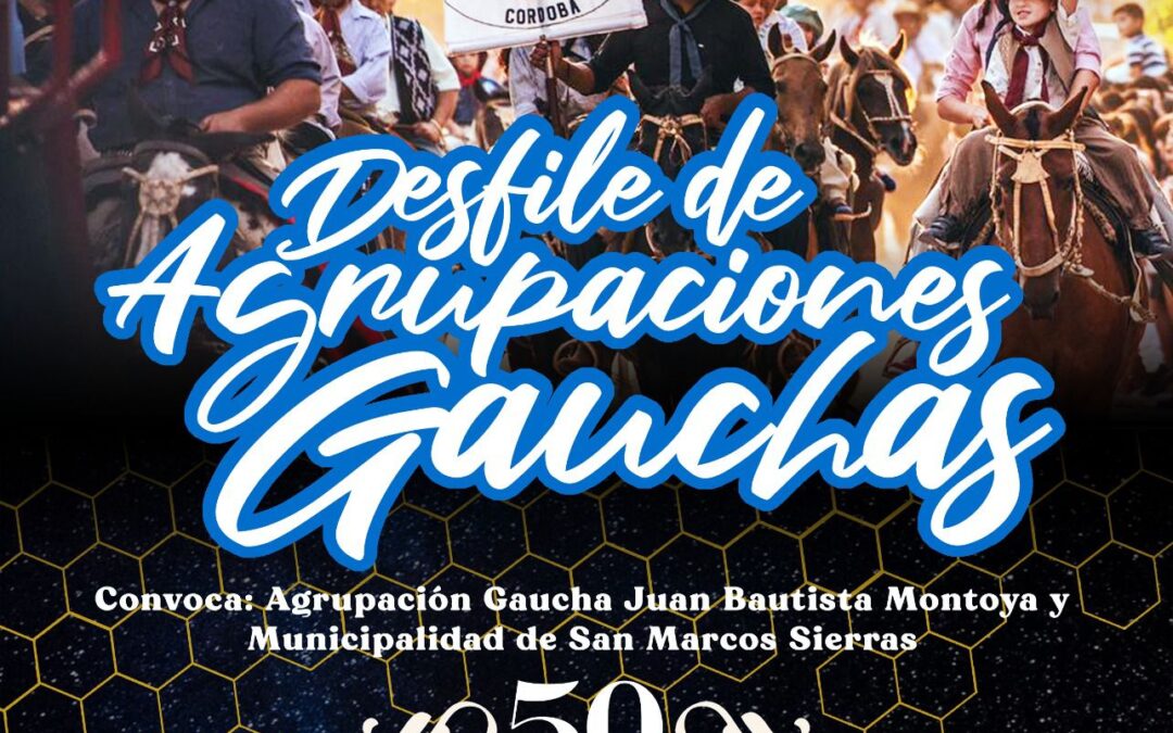 La Fiesta Nacional de la Miel Serrana invita a participar del tradicional desfile gaucho.